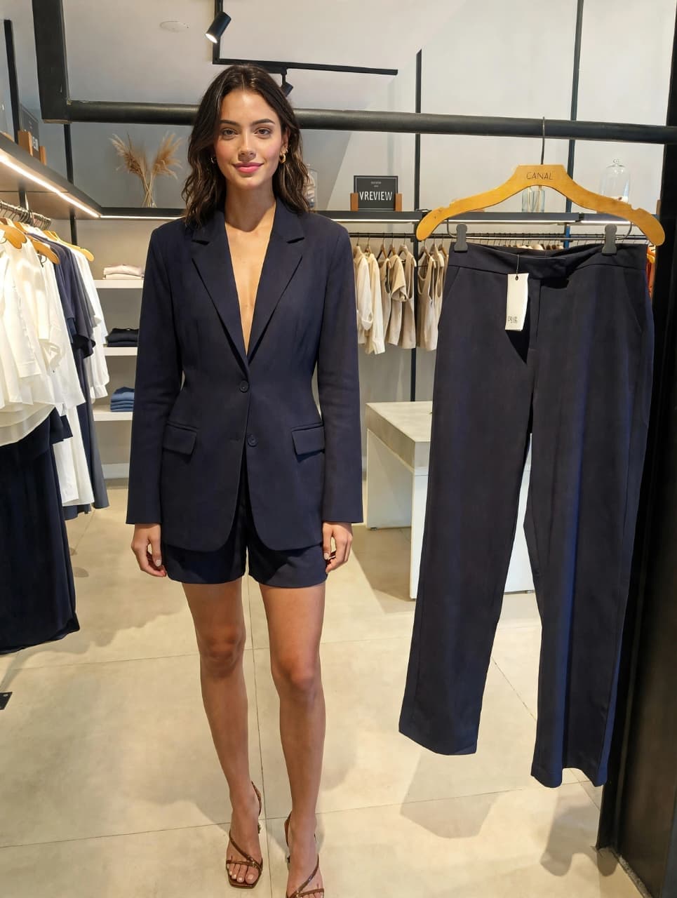 Blazer, Shorts e Calça